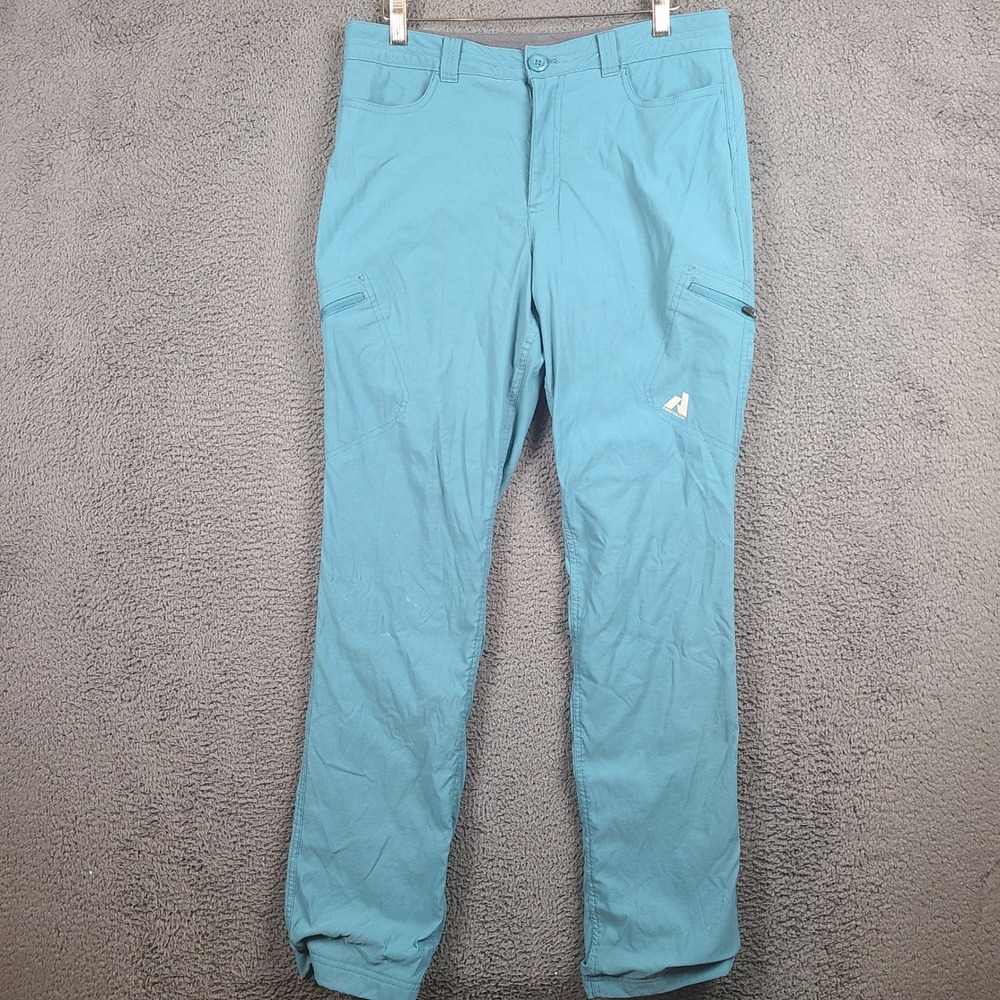Eddie Bauer First Ascent Guide Pro Fleece Lined Pants Womens 10T Blue Hiking